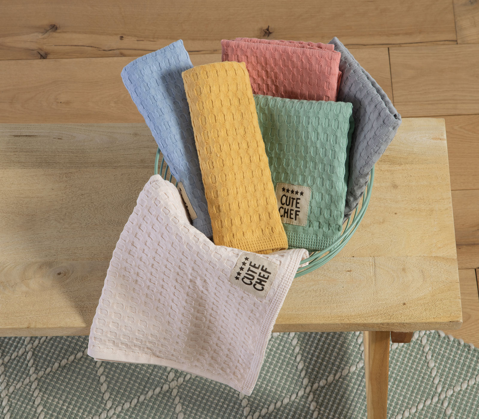 Ποτηρόπανο Nef-Nef Homeware Cute Chef 45X68 L.Grey