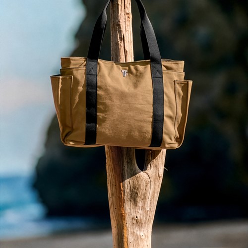 Tσάντα Θαλάσσης Ώμου Feel an Touch Cabo Mocca/Black