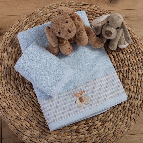 Βρεφικές Πετσέτες Nef-Nef Homeware (Σετ) Favorite Toys L.Blue