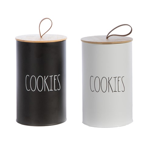 Δοχείο Για Μπισκότα Nef-Nef Homeware Cookies 12Χ12Χ20 Black
