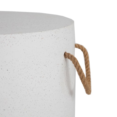 Σκαμπό Mauro Terazzo White (35x35x44) Soulworks