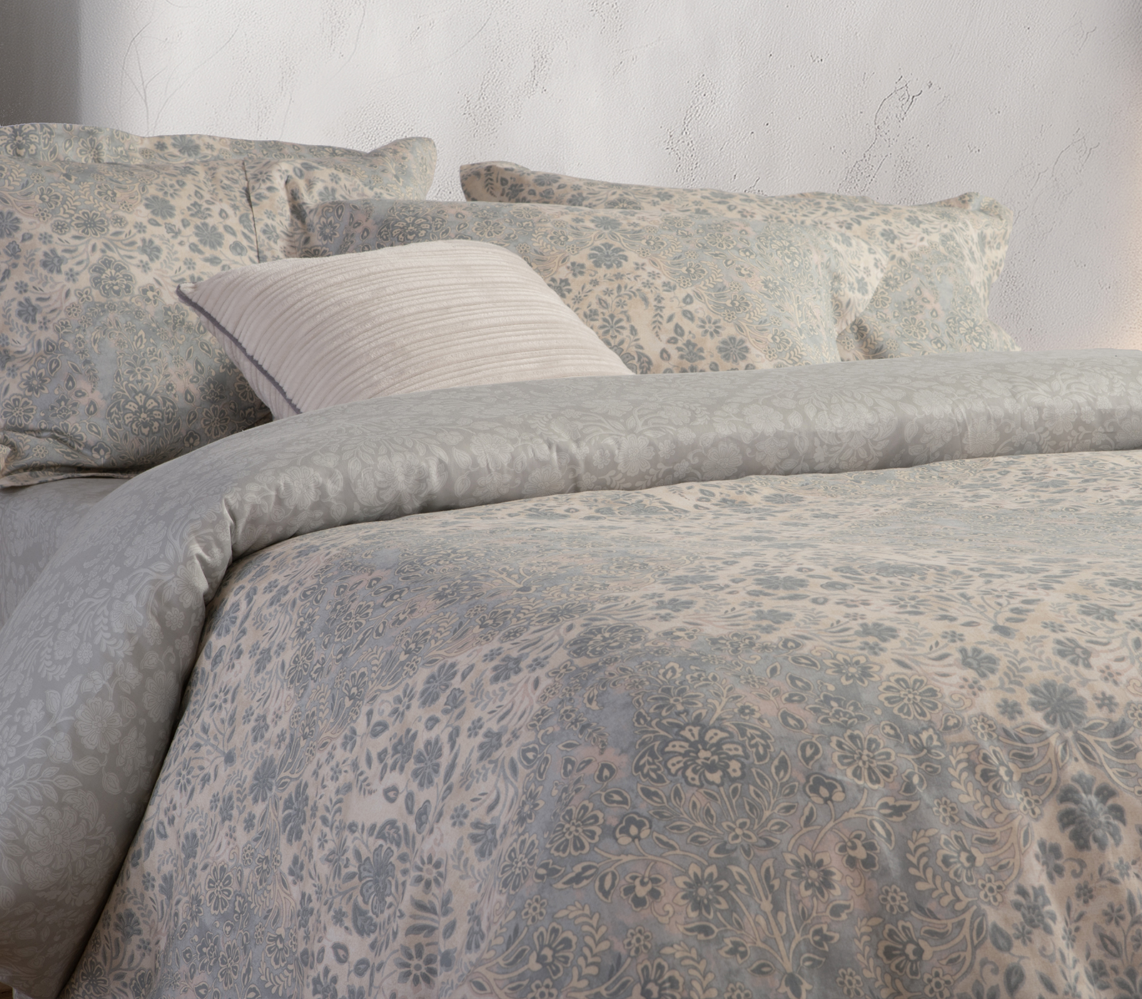 Σεντόνια Υπέρδιπλα Βαμβακοσατέν Nef-Nef Homeware Demand 240x270 Lilac 