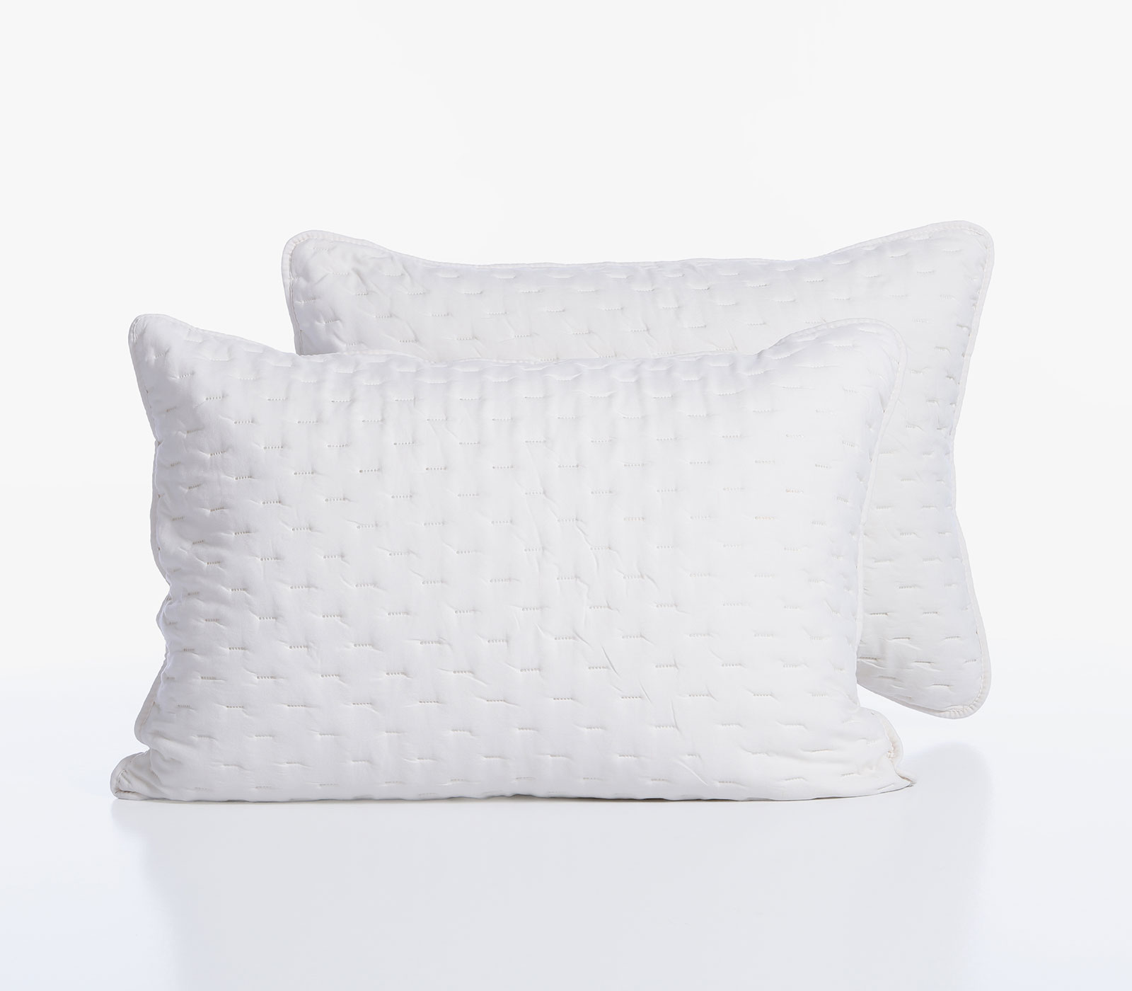 Ζεύγος Μαξιλαροθήκες Nef-Nef Homeware Adelle  52x72 Ecru