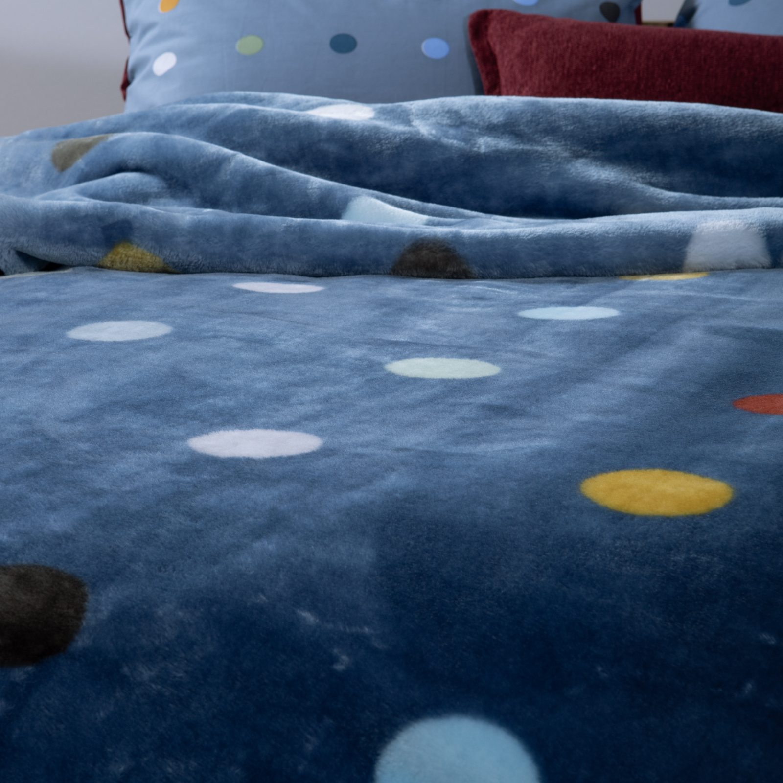 Παιδική Κουβέρτα Nef-Nef Homeware Dots Blue 160x220