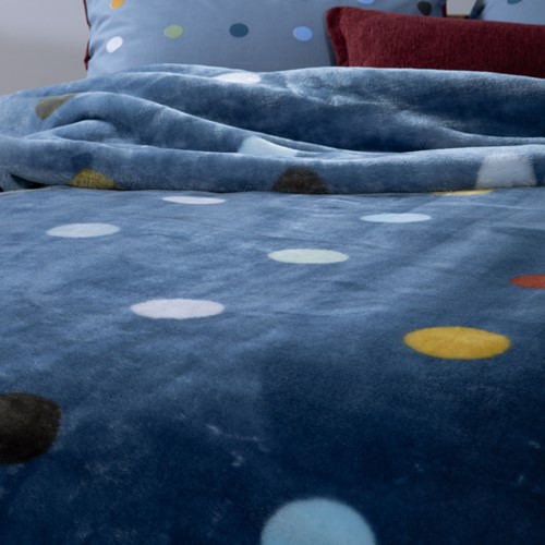 Παιδική Κουβέρτα Nef-Nef Homeware Dots Blue 160x220