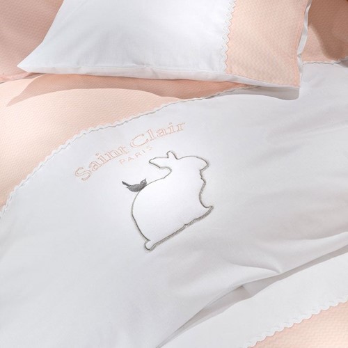 Σεντόνια Βρεφικά Saint Clair Lapin (Σετ 3τμχ) Pink 110Χ170