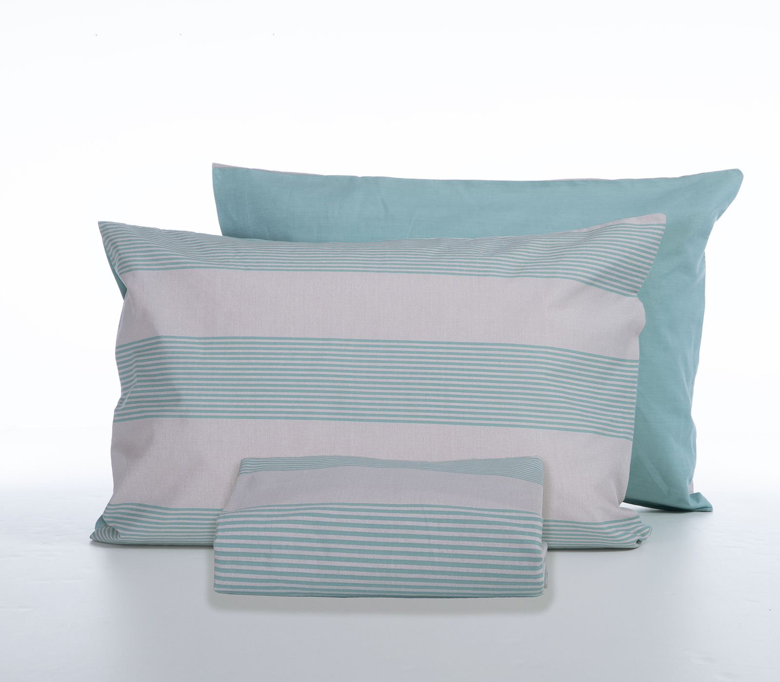 Παπλωματοθήκη Μονή Nef-Nef Homeware (Σετ) Casual Stripe 170Χ240 Petrol
