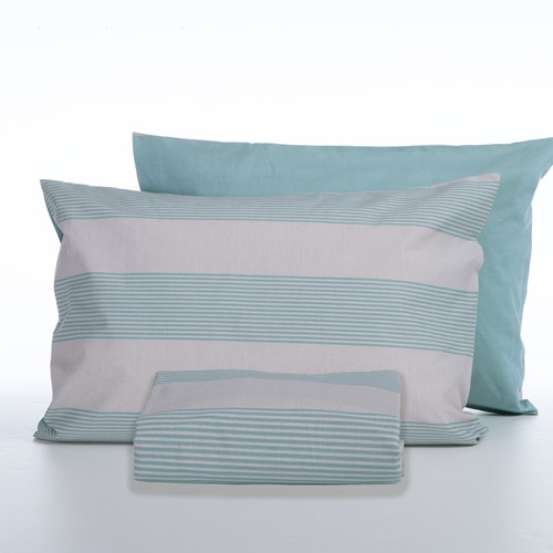 Παπλωματοθήκη Μονή Nef-Nef Homeware (Σετ) Casual Stripe 170Χ240 Petrol