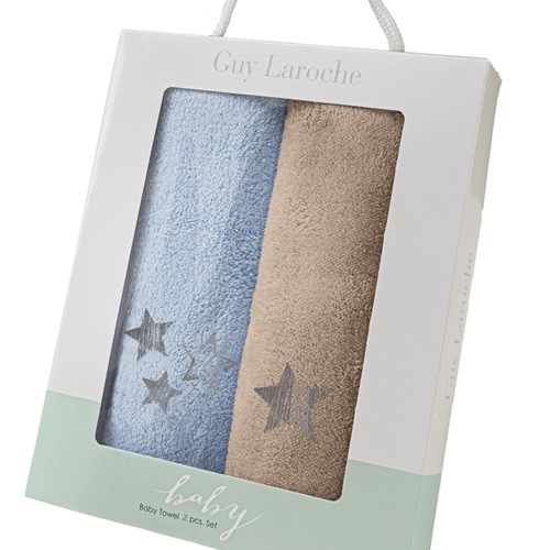 Βρεφικές Πετσέτες Guy Laroche (Σετ) Baby Towels Boy 1 (35X50)