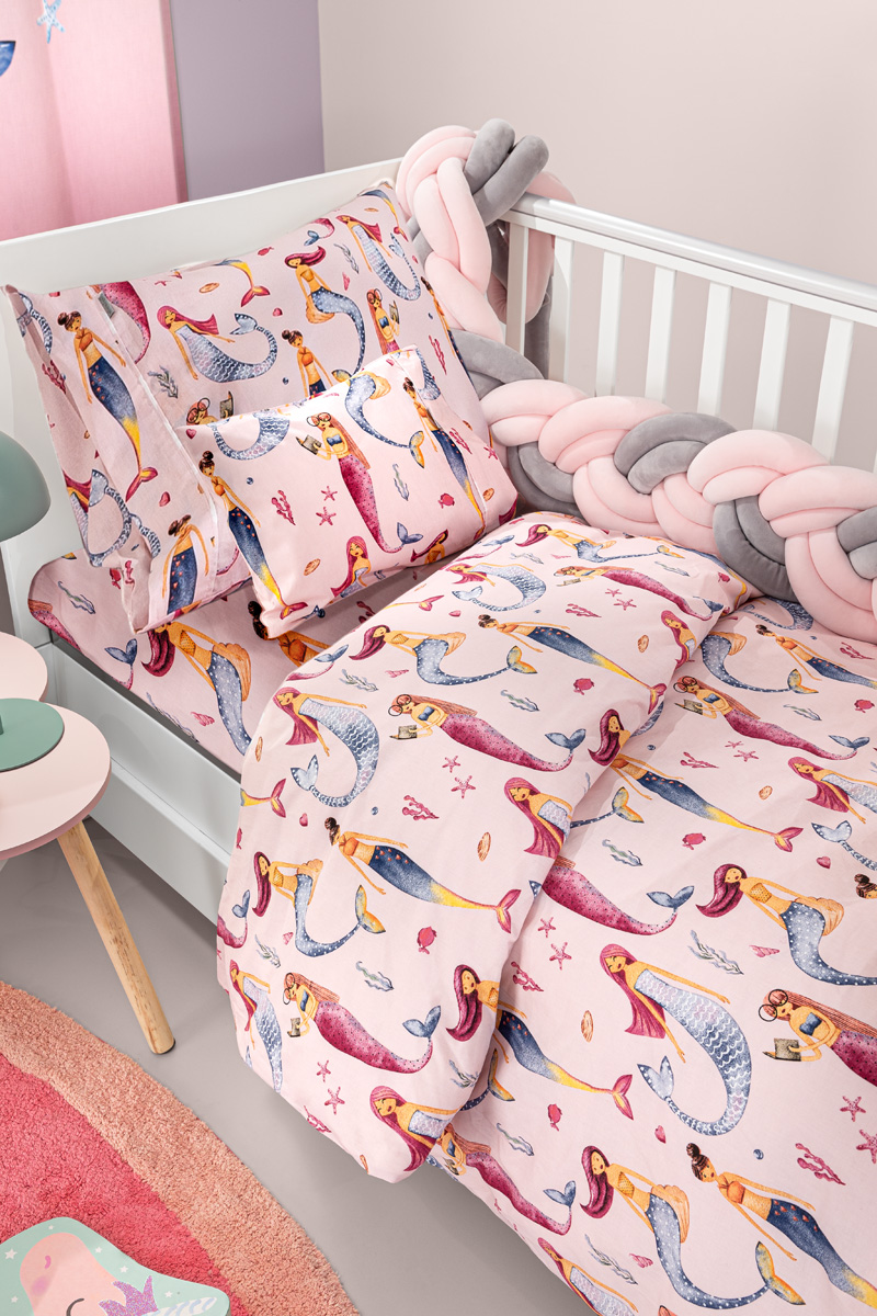 Βρεφικά Σεντόνια Guy Laroche Merida Pink 115X170