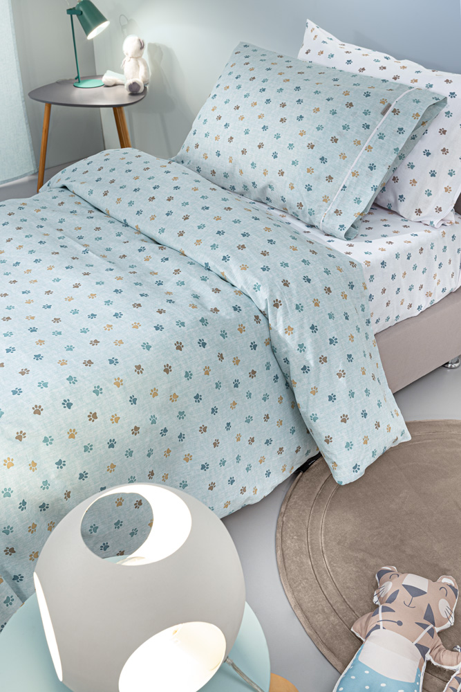 Παπλωματοθήκη Μονή Guy Laroche Paw Ciel 165X225