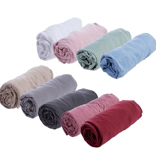 Σεντόνι Διπλό Nef-Nef Homeware Με λάστιχο 140Χ200+30 L.Blue