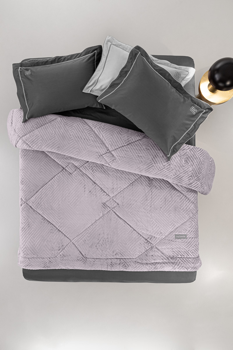 Κουβερτοπάπλωμα Υπέρδιπλο Guy Laroche York Melanze 220x240