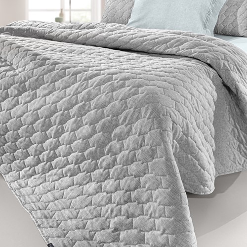Κουβερλί King Size Guy Laroche (Σετ) Kiara 250X240 Grey