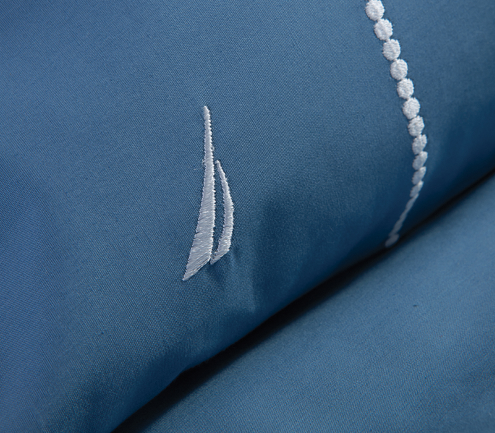 Σεντόνια Υπέρδιπλα Nef-Nef Homeware (Σετ) Nautica - Nau Wave Solid 240Χ270 Blue