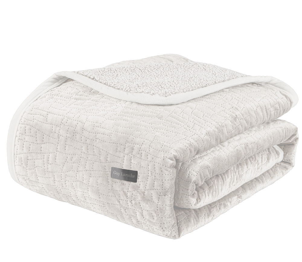 Κουβέρτα Ημίδιπλη Guy Laroche (Σετ) Bolzano 180X220 Ivory