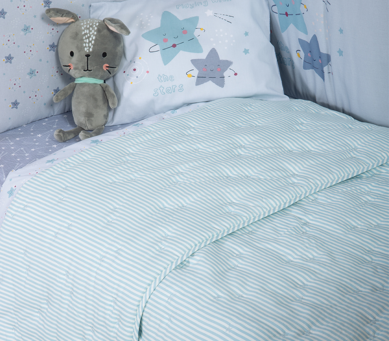 Βρεφικό Κουβερλί Nef-Nef Homeware Special 80x110 Aqua