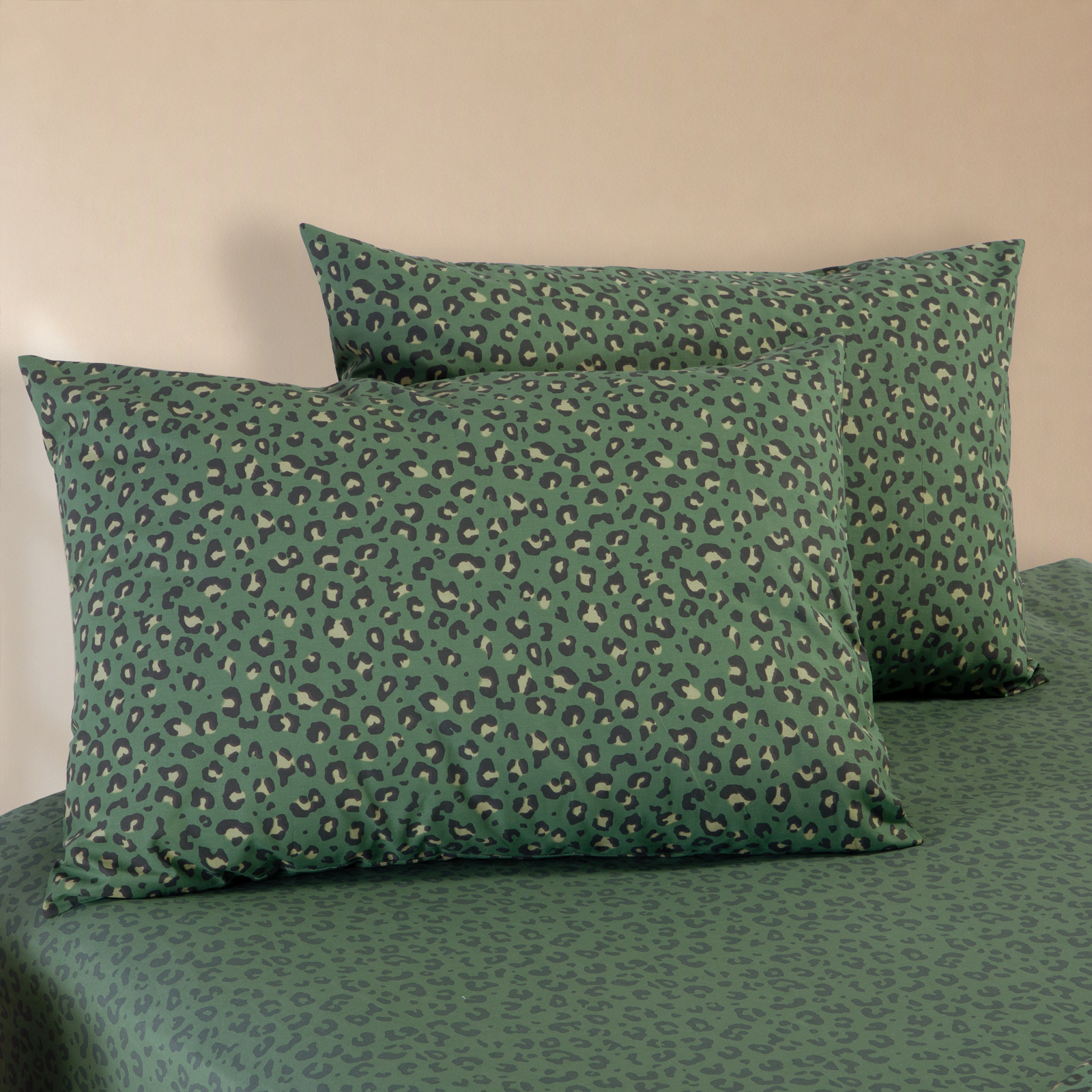 Διπλά Σεντόνια Nef-Nef Homeware (Σετ) Βαμβακερά Wild 200X270 Green