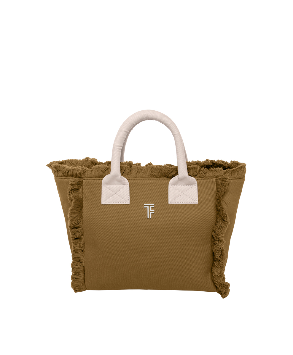 Tσάντα Θαλάσσης Xειρός Feel an Touch Caribbean Mocca/Ammos