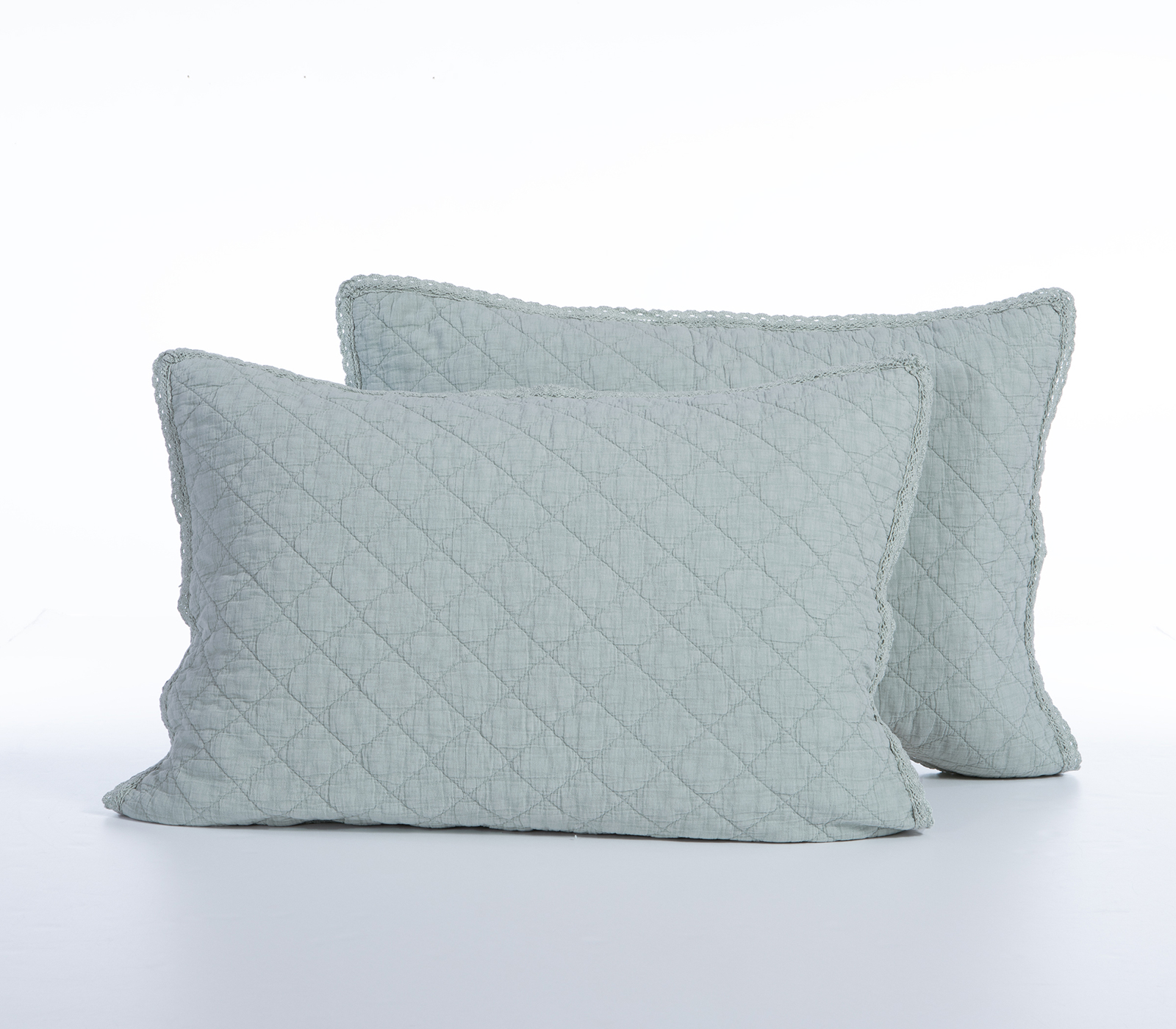 Ζεύγος Μαξιλαροθήκες Nef-Nef Homeware Brunno 52x72 Mint