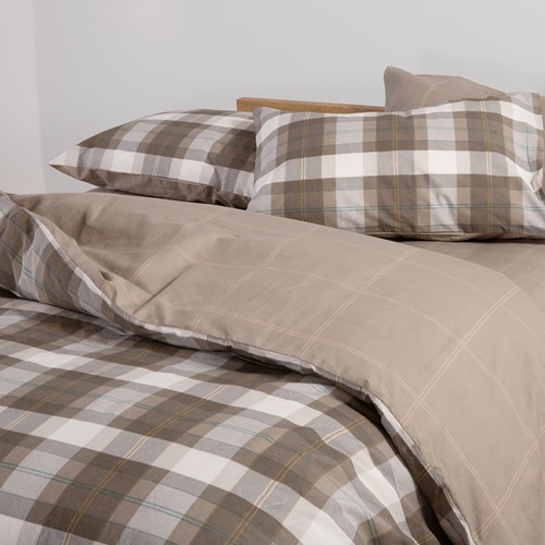 Σεντόνια Υπέρδιπλα Nef-Nef Homeware Racket 240x270 Golden Brown