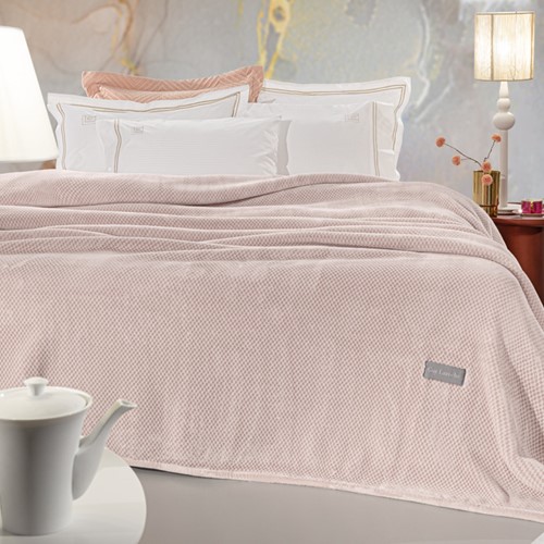 Κουβέρτα Υπέρδιπλη Guy Laroche Cheval 220x240 Pudra