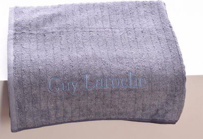 Πετσέτα Θαλάσσης Guy Laroche Resort Anthracite 90X180