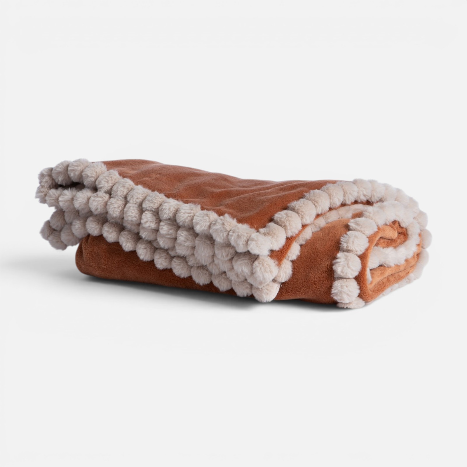 Κουβερτάκι Καναπέ Nef-Nef Homeware Pompozia 130x180 Camel