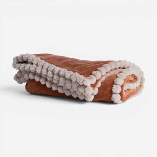 Κουβερτάκι Καναπέ Nef-Nef Homeware Pompozia 130x180 Camel