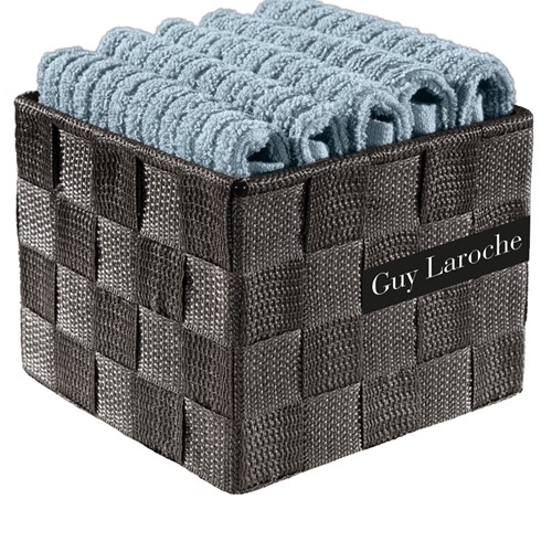 Σετ Λαβέτες Guy Laroche Be My Guest 6τμχ Σε Κουτί (30x30) Sky