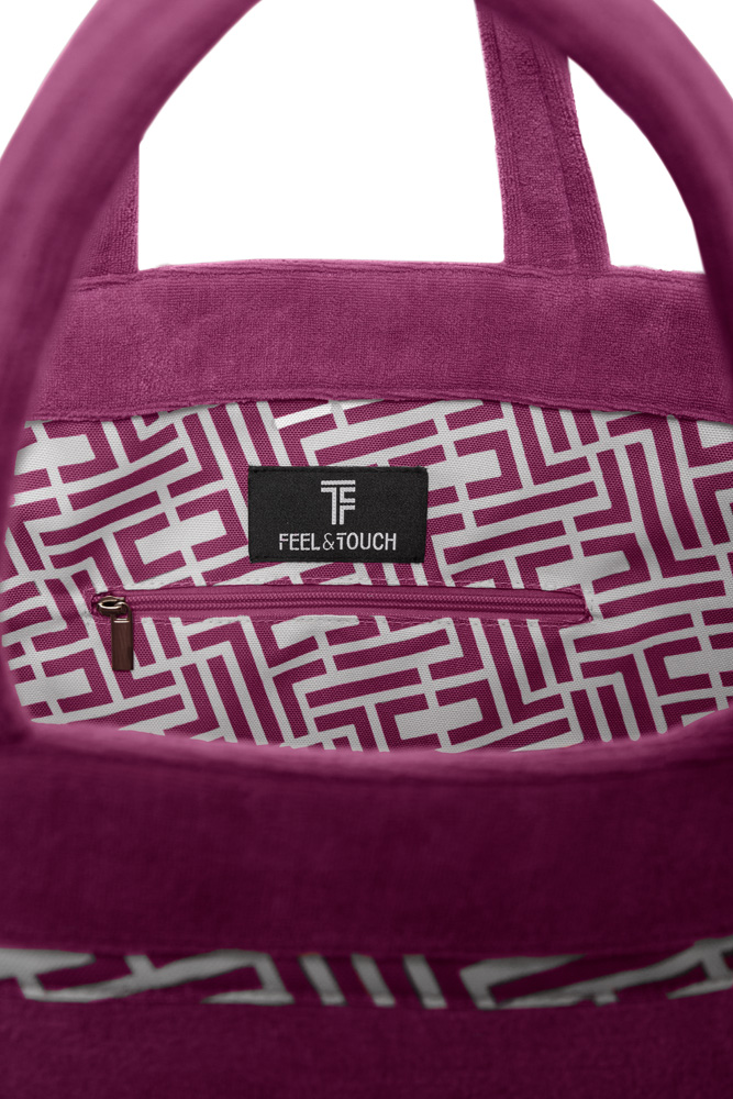 Τσάντα Θαλάσσης Feel and Touch Icon Aubergine