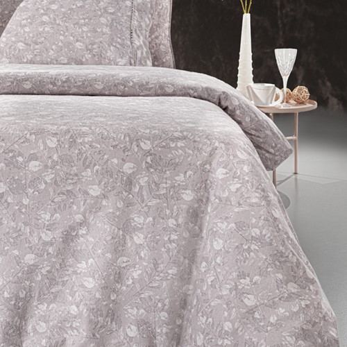 Παπλωματοθήκη Φανελένια Υπερδιπλη Guy Laroche (Σετ) Elodie Melanze 225X245