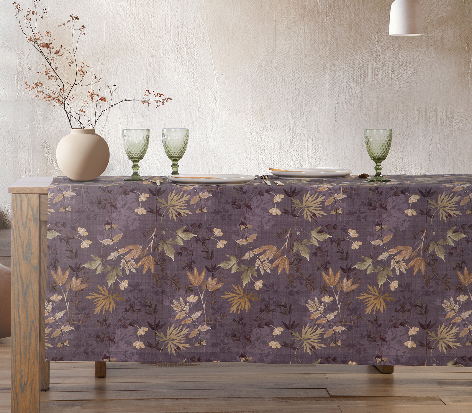 Τραπεζομάντηλο Νef-Nef Homeware Brandy 140X180 Anthracite