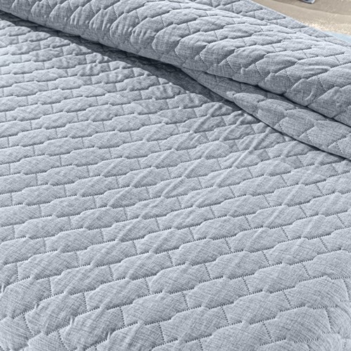 Κουβερλί King Size Guy Laroche (Σετ) Kiara 250X240 Blue