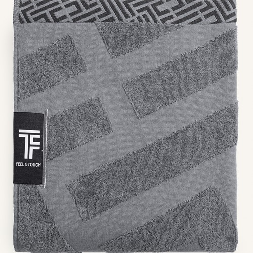Πετσέτα Θαλάσσης Fresh Feel & Touch Anthracite (90X180)