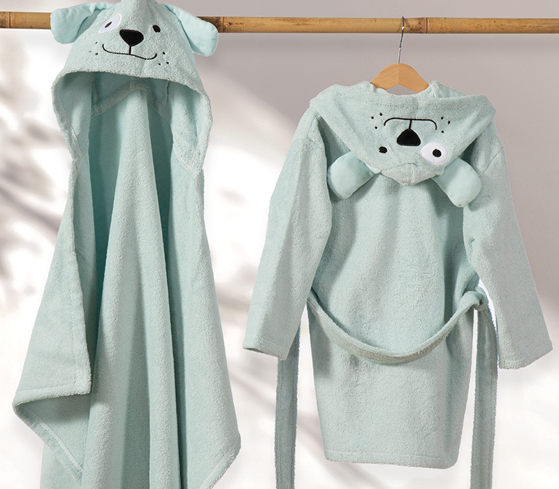 Βρεφικό Μπουρνούζι Nef-Nef Homeware Life In The City 02 Blue