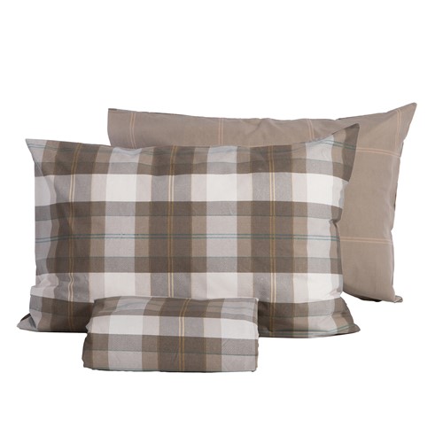 Παπλωματοθήκη Υπέρδιπλη Nef-Nef Homeware (Σετ) Racket 240x230 Golden Brown