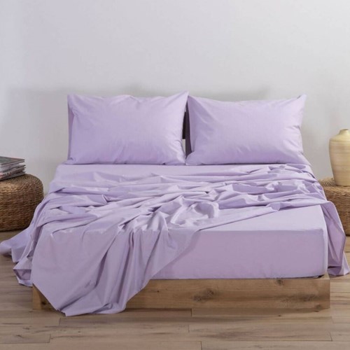 Σεντόνι Διπλό Nef-Nef Homeware Basic Με λάστιχο 140Χ200+30 Lavender