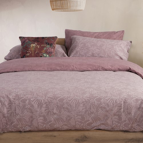 Σεντόνια King Size Nef-Nef Homeware (Σετ) με λάστιχο Dazier 270X270 Mauve