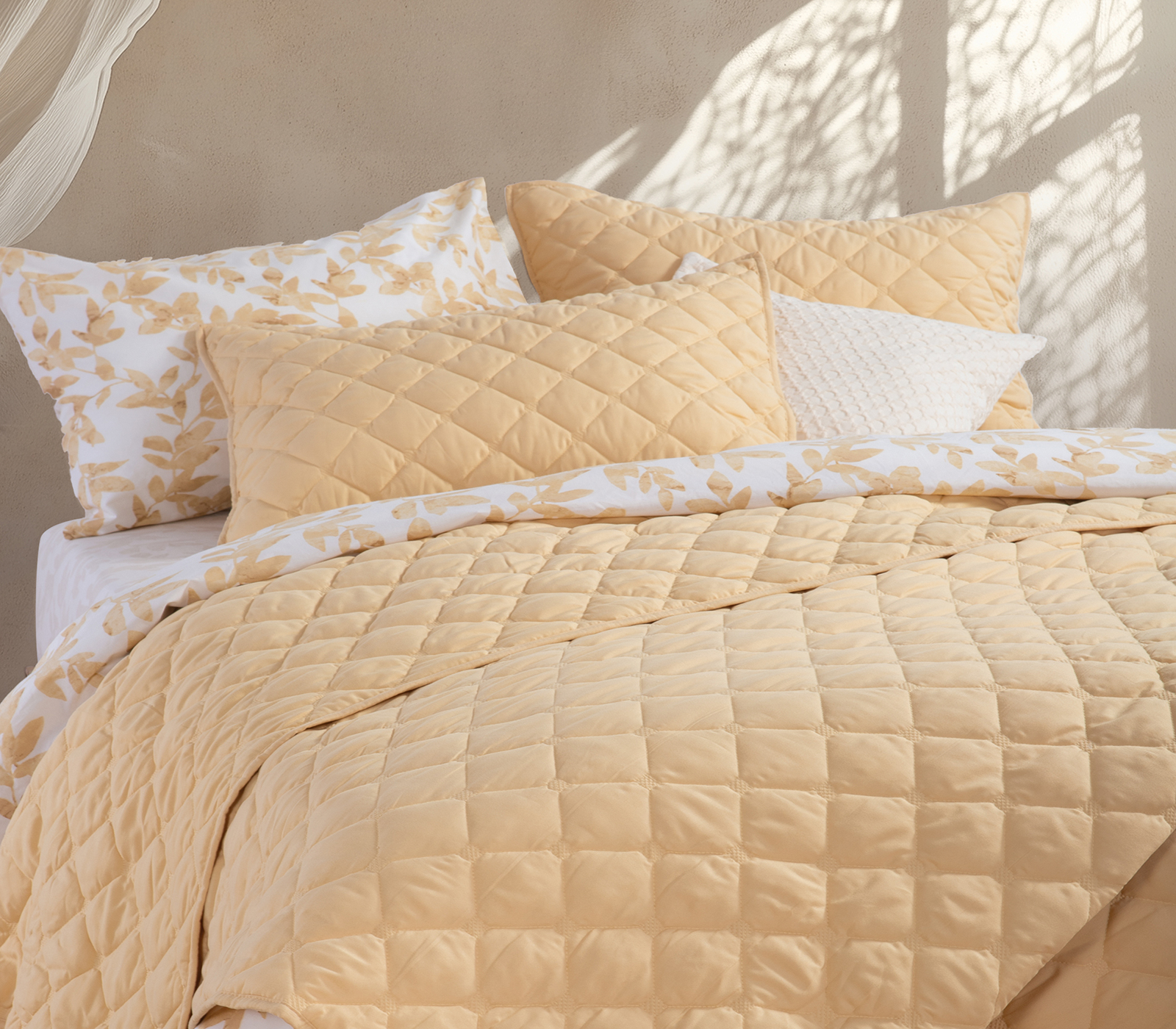 Κουβερλί Μονό Nef-Nef Homeware Olga 180x240 Honey