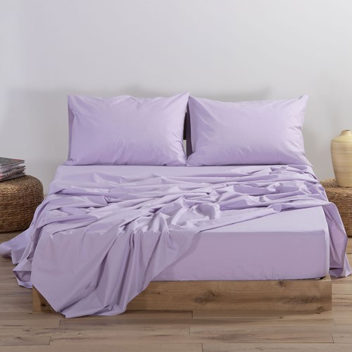 Σεντόνι Μονό Με Λάστιχο Nef-Nef Basic Lavender (100x200+ 30)