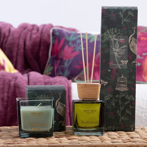 Αρωματικό Κερί Nef-Nef Homeware Teakwood Forest 200gr