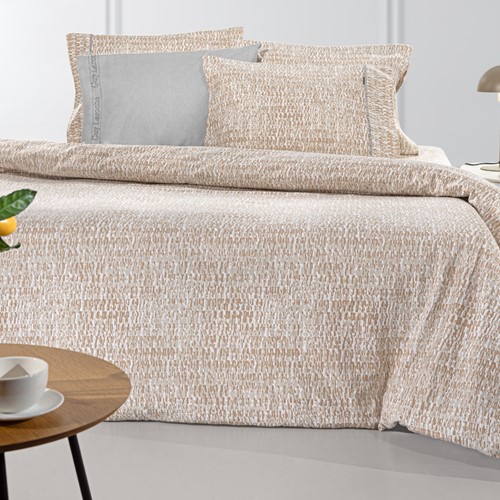 Σεντόνια Φανελένια King Size Guy Laroche (Σετ) Beaver 270X265 Almond