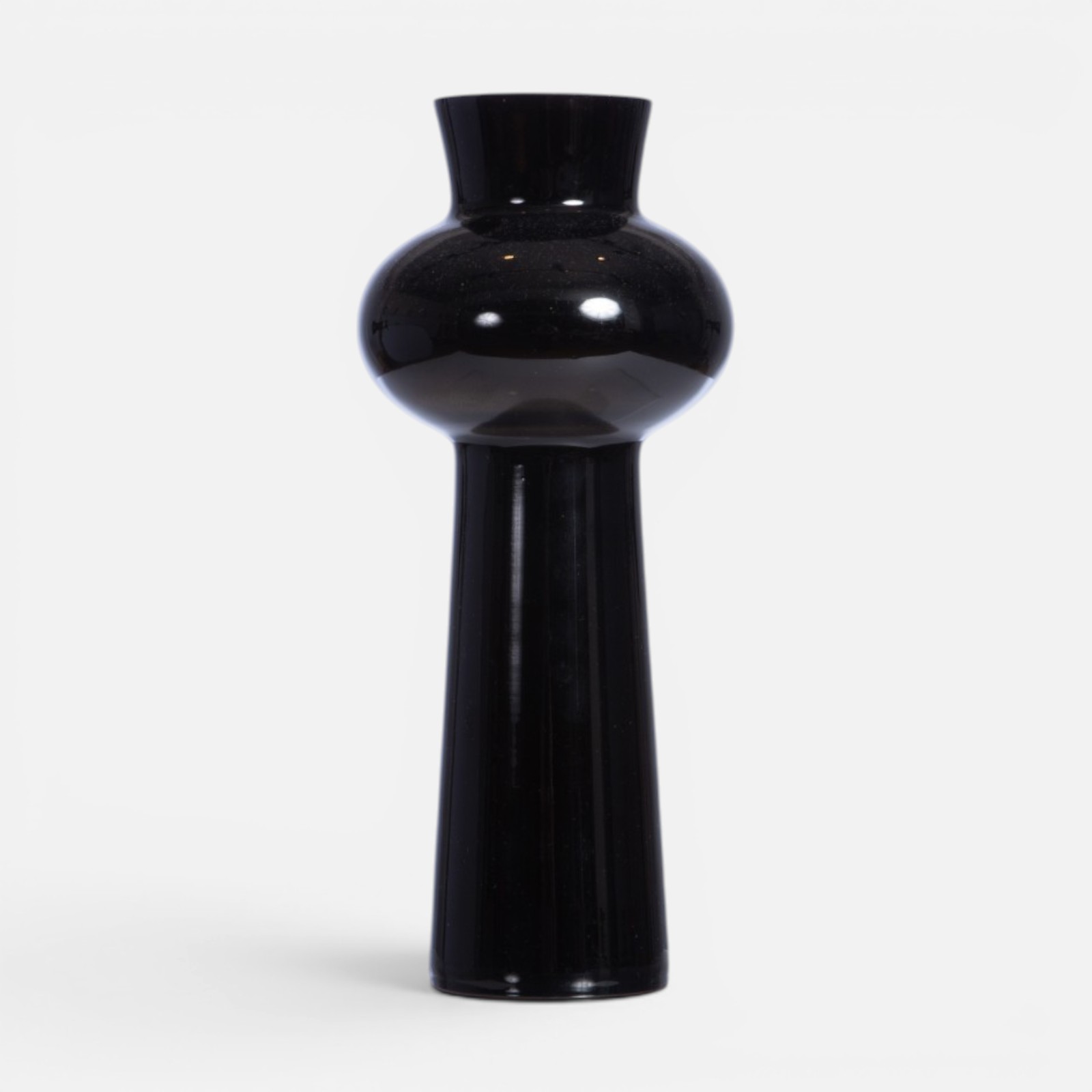 Διακοσμητικό Γυάλινο Βαζάκι Nef-Nef Homeware Diple 12x28.5 Βlack
