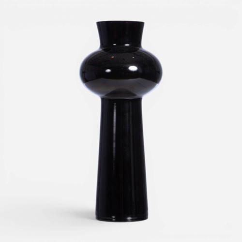 Διακοσμητικό Γυάλινο Βαζάκι Nef-Nef Homeware Diple 12x28.5 Βlack