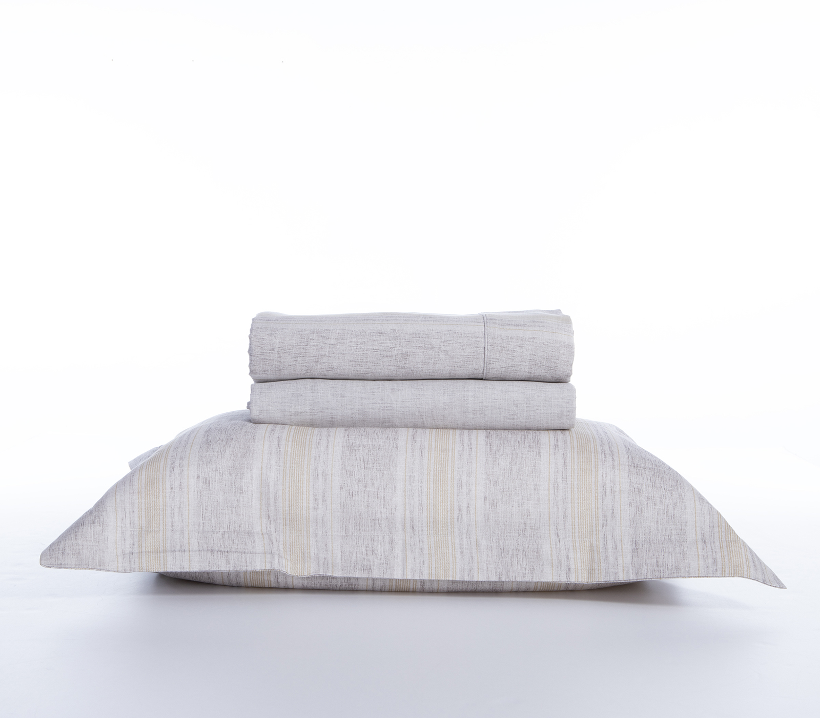 Σεντόνια King Size Βαμβακοσατέν Nef-Nef Homeware (Σετ) Orden 270X280 Beige