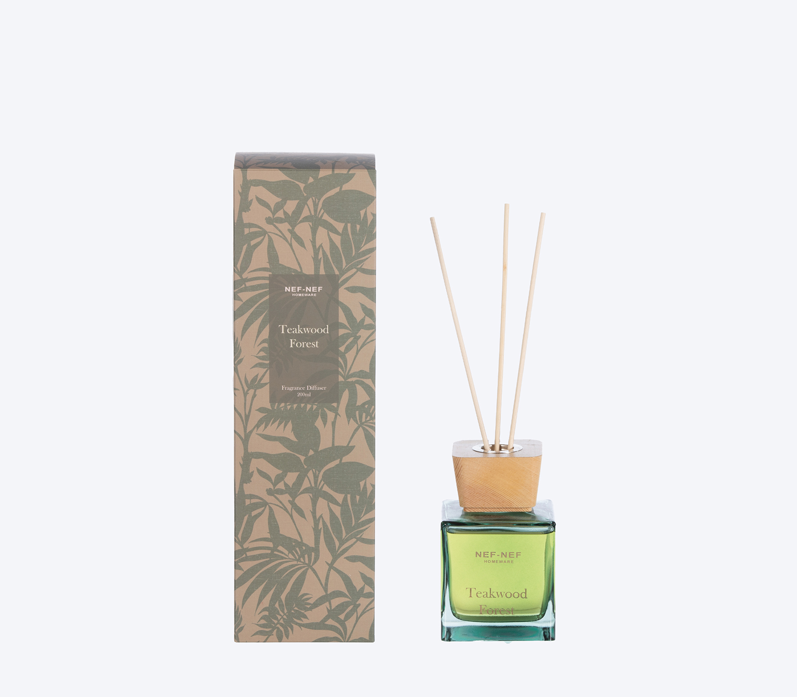 Αρωματικό Χώρου Με Στικς Nef-Nef Homeware Teakwood Forest 25 200ml