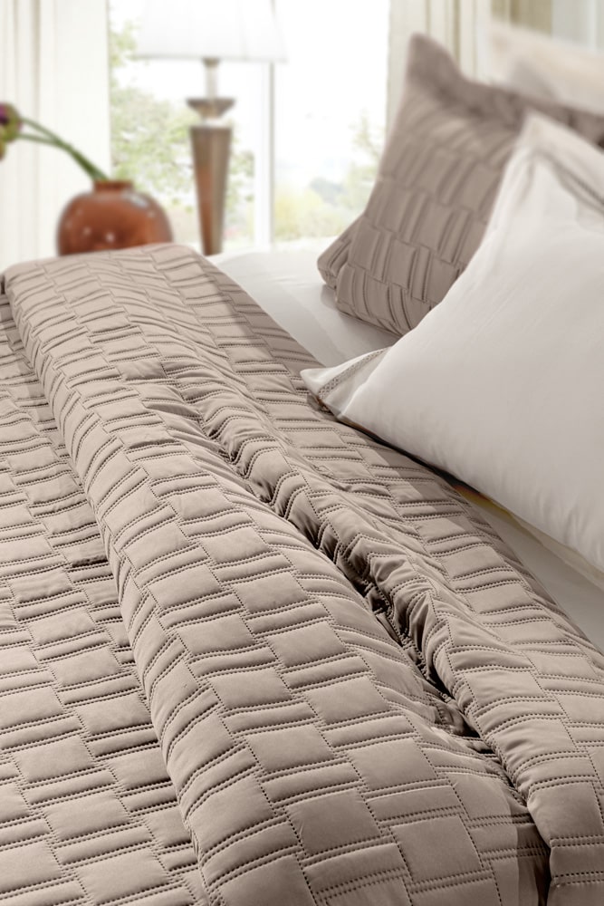 Κουβερλί Υπέρδιπλο Βαμβακοσατέν Guy Laroche (Σετ) Brick Taupe 250X240 