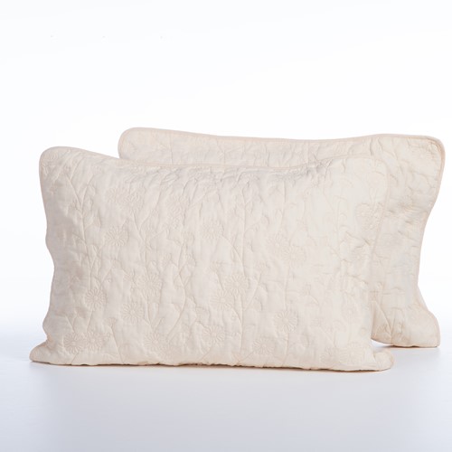 Ζεύγος Μαξιλαροθήκες Nef-Nef Homeware Zinovia 52x72 Vanilla