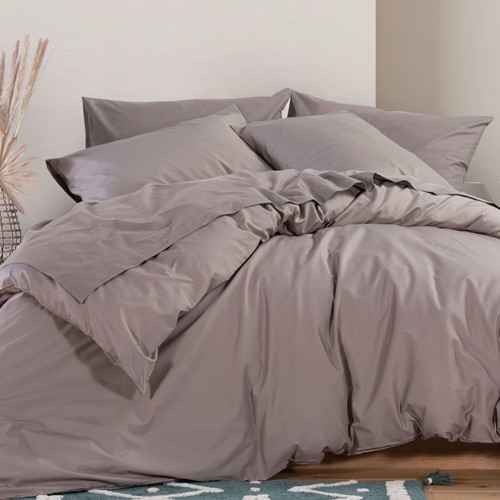 Παπλωματοθήκη Υπέρδιπλη Βαμβακερή Nef-Nef Homeware Basic-22 230X240 Mocca